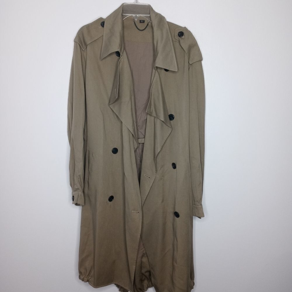 All Saints olive green coat size large